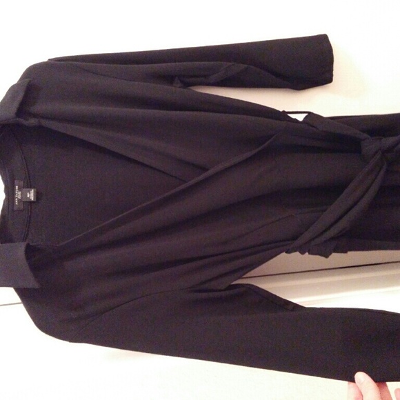 Ann Taylor Black Wrap dress