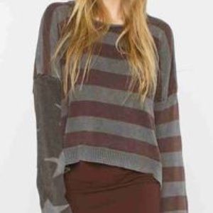 Rare Brandy Melville American Flag Sweater