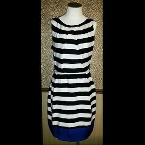 Striped Boutique Dress with Pockets