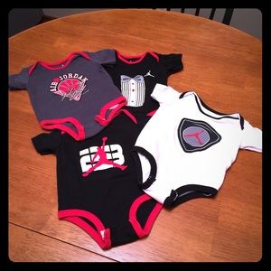 Baby Jordan onesie bundle