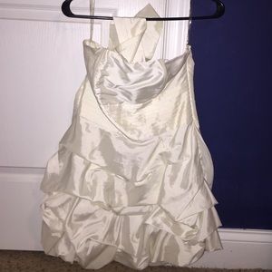 Cream colored dress