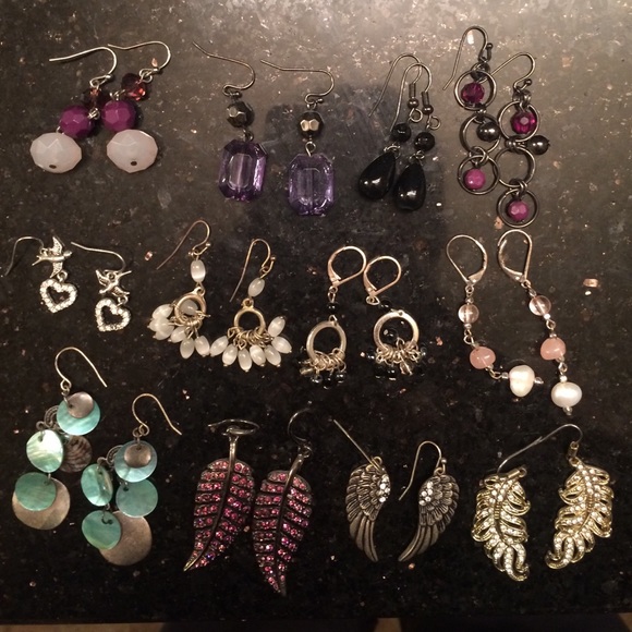 Lot of 12 Earrings $15