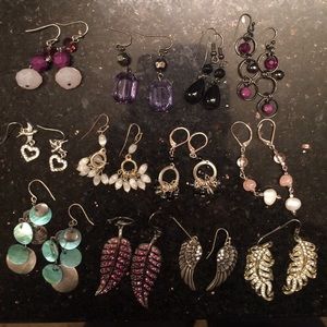 Lot of 12 Earrings $15