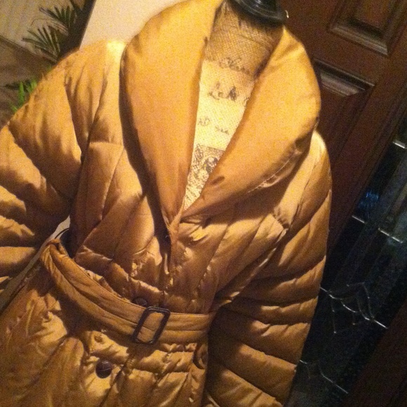 Brown long coat very worm new - Picture 2 of 4