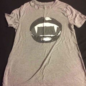Grey vampire shirt