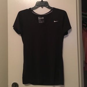 Black Nike Dri-Fit Short Sleeve