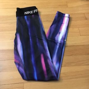 Tye Dye Nike Pro Leggings.