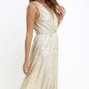 Gold Maxi Dress