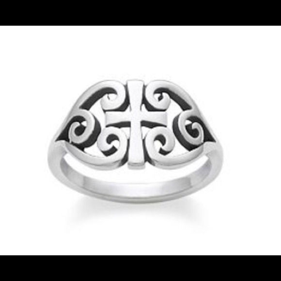 James Avery Small Cross Ring in sterling Silver