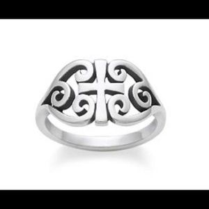 James Avery Small Cross Ring in sterling Silver