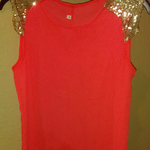 Corral orange dress shirt worn once