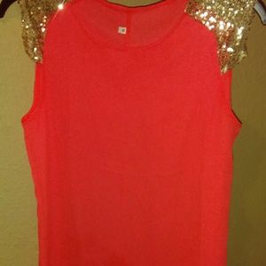 Corral orange dress shirt worn once