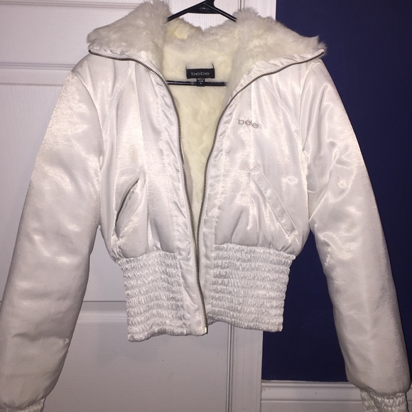 White Bebe coat
