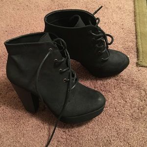 Mossimo Supply Co. Black heeled booties