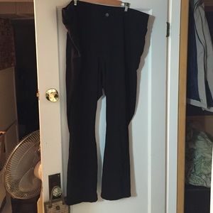 Black stretch pants