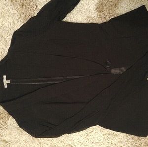 Black lightweight blazer