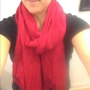 Red scarf