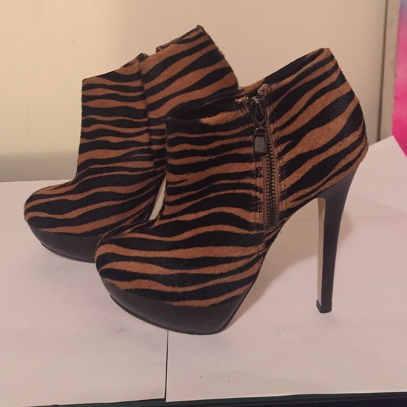 Asos brand pony hair ankle boot