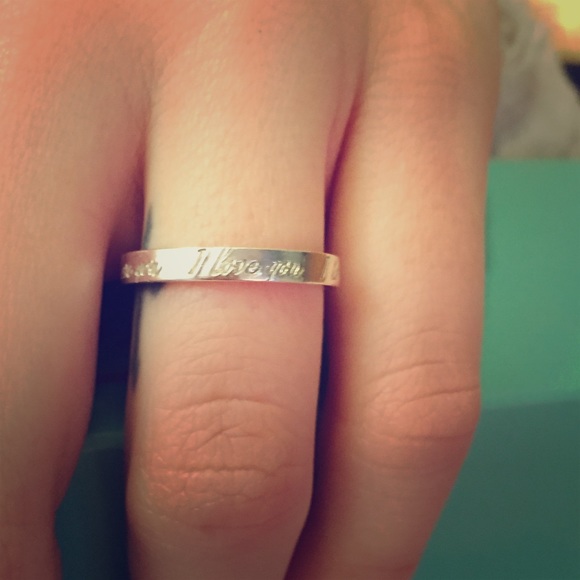 Tiffany & Co "I Love You" Ring