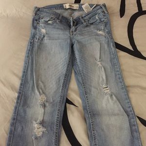 Light blue skinny jeans