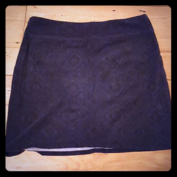 Blue cotton mini skirt - Picture 1 of 2