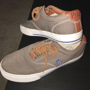 Polo Grey and Brown Shoes Women's size 6.5