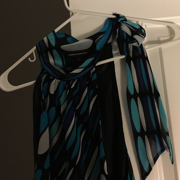 Blue circle tunic - Picture 2 of 2