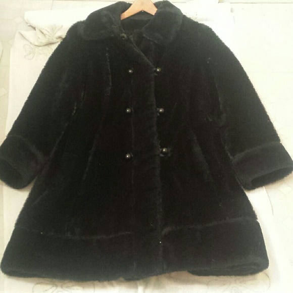 Faux fur coat