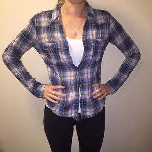 Flannel button up