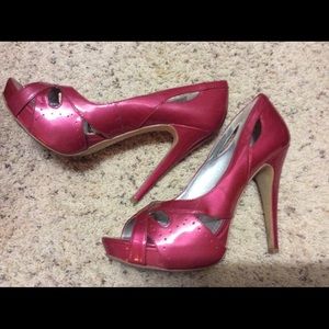 Hot pink heels