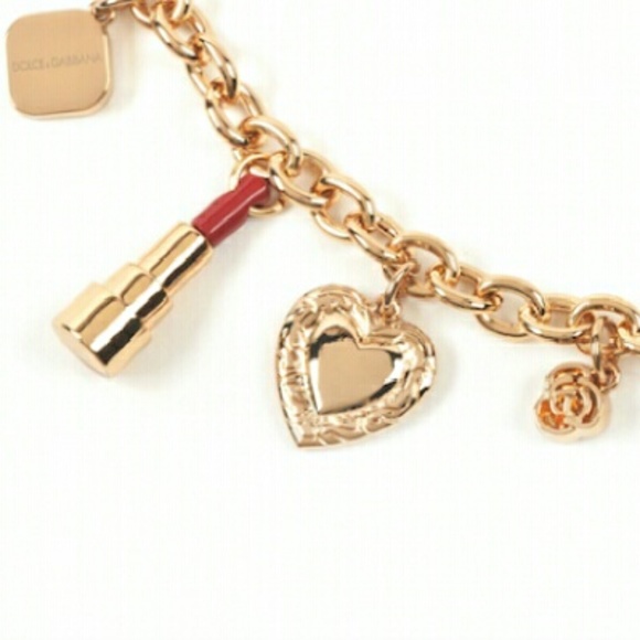 **Authentic, golden Dolce & Gabbana charm bracelet