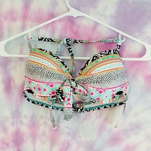 Tribal Wet Seal push-up swim top size:xs