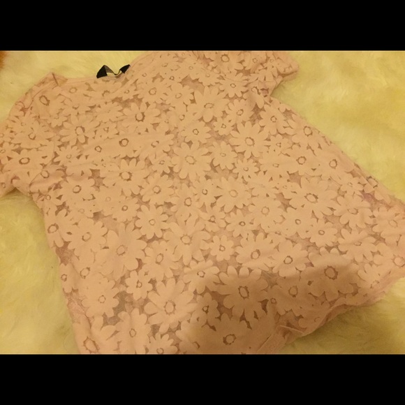 Dorothy Perkins see-thru pastel pink top