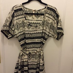 Aztec print tunic