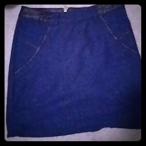 ❌donated❌ Dark blue mini skirt