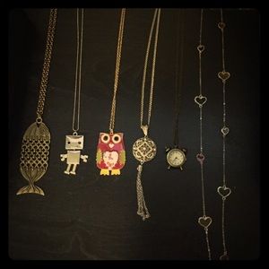 Long necklaces