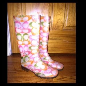 Coach rain boots