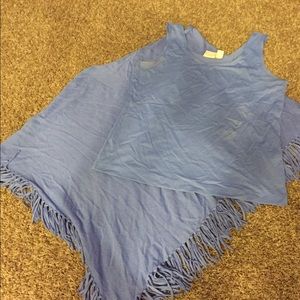 ***PRICE CUT***Coordinating CHICOS Poncho and tank