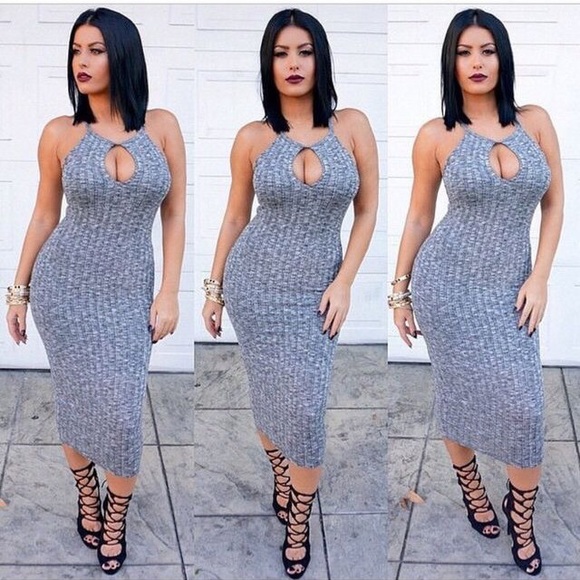 Missguided midi dress