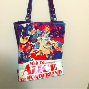Vintage Disney's Alice in Wonderland tote