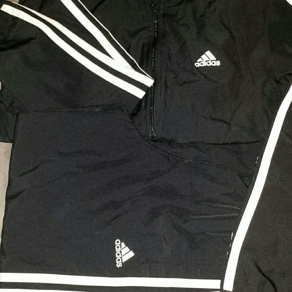 Adidas Black Track Suit Size Medium in kids