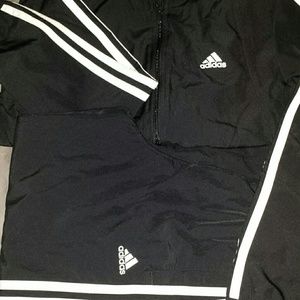 Adidas Black Track Suit Size Medium in kids