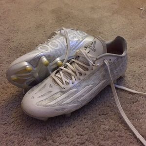 adizero all white cleats