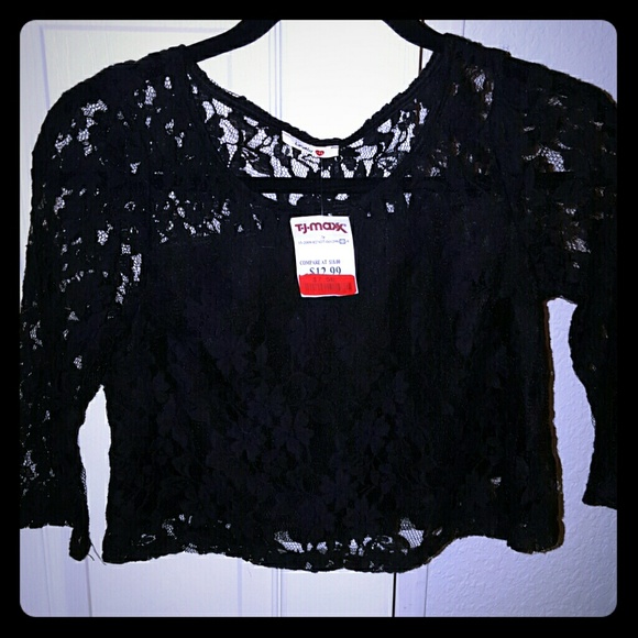 Lacy crop top