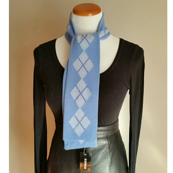 Blue Cashmere Scarf
