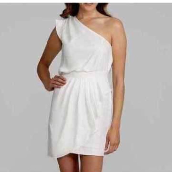 BCBGeneration Dresses & Skirts - BCBGeneration light blue one shoulder dress