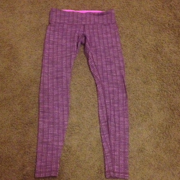 Lululemon Purple & Pink Patterned Pants Size 8