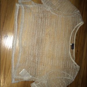 MESH LACE CROP TOP