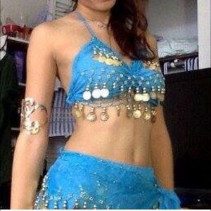 Arabian dancer Halloween costume.