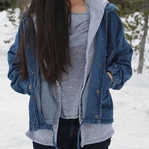 ⭐️SALE⭐️Hooded Denim Jacket